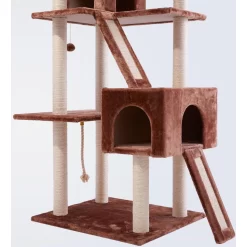 Frisco 72-in Large Base Faux Fur Cat Tree & Condo -Frisco Shop 101809 PT4. AC SS1800 V1584452718