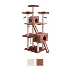 Frisco 72-in Large Base Faux Fur Cat Tree & Condo -Frisco Shop 101809 PT5. AC SS1800 V1584453202