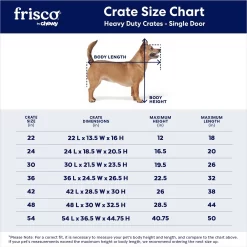 Frisco Heavy Duty Fold & Carry Single Door Collapsible Wire Dog Crate 9 Frisco Heavy Duty Fold & Carry Single Door Collapsible Wire Dog Crate -Frisco Shop 109783 PT2. AC SS1800 V1667228771