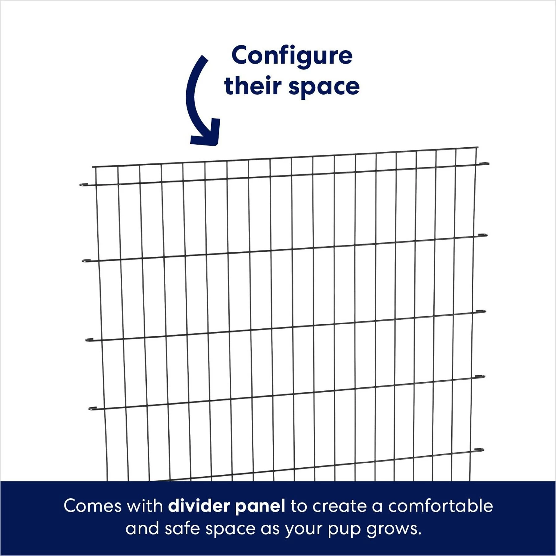 Frisco Heavy Duty Fold & Carry Single Door Collapsible Wire Dog Crate 5 Frisco Heavy Duty Fold & Carry Single Door Collapsible Wire Dog Crate - Image 5