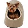 Frisco Cave Covered Cat & Dog Bed