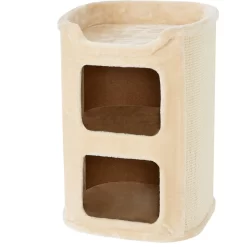 Frisco 24-in 2-Story Faux Fur Cat Condo -Frisco Shop 128083 PT5. AC SS1800 V1584453167