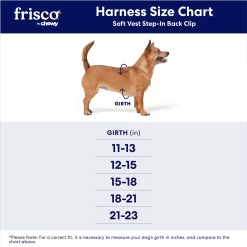 Frisco Small Breed Soft Vest Step In Back Clip Dog Harness 8 Frisco Small Breed Soft Vest Step In Back Clip Dog Harness -Frisco Shop 139821 PT2. AC SS1800 V1673964206