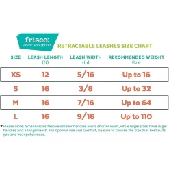 Frisco Nylon Tape Reflective Retractable Dog Leash -Frisco Shop 140896 PT8. AC SS1800 V1524508344