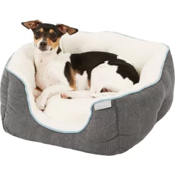 Frisco Square Deep Bolster Dog Bed -Frisco Shop 144830 PT4. AC SS1800 V1578443219