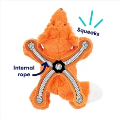 Frisco Fox Plush With Inside Rope Squeaky Dog Toy 8 Frisco Fox Plush With Inside Rope Squeaky Dog Toy -Frisco Shop 147065 PT2. AC SS1800 V1692019954