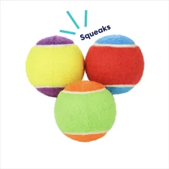 Frisco Fetch Squeaking Colorful Tennis Ball Dog Toy -Frisco Shop 152846 PT2. AC SS1800 V1691776638