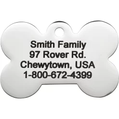 Frisco Personalized Dog ID Tag, Bone -Frisco Shop 152994 PT3. AC SS1800 V1559856736