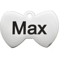 Frisco Stainless Steel Personalized Dog & Cat ID Tag, Bow Tie -Frisco Shop 152997 PT2. AC SS1800 V1548964668