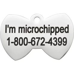 Frisco Stainless Steel Personalized Dog & Cat ID Tag, Bow Tie -Frisco Shop 152997 PT4. AC SS1800 V1548964681