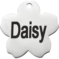 Frisco Stainless Steel Personalized Dog & Cat ID Tag, Flower -Frisco Shop 153002 PT2. AC SS1800 V1548964685