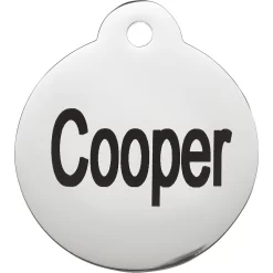 Frisco Personalized Dog & Cat Tag, Round -Frisco Shop 153015 PT2. AC SS1800 V1548964840