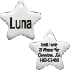 Frisco Stainless Steel Personalized Dog & Cat ID Tag, Star