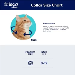 Frisco Rose Polyester Breakaway Cat Collar With Bell -Frisco Shop 153160 PT7. AC SS1800 V1701796857