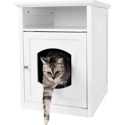 Frisco Decorative Side Table Cat Litter Box Cover -Frisco Shop 156786 PT2. AC SS1800 V1569621552