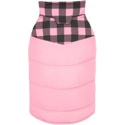 Frisco Mediumweight Boulder Plaid Insulated Dog & Cat Puffer Coat -Frisco Shop 160227 PT3. AC SS1800 V1567001569