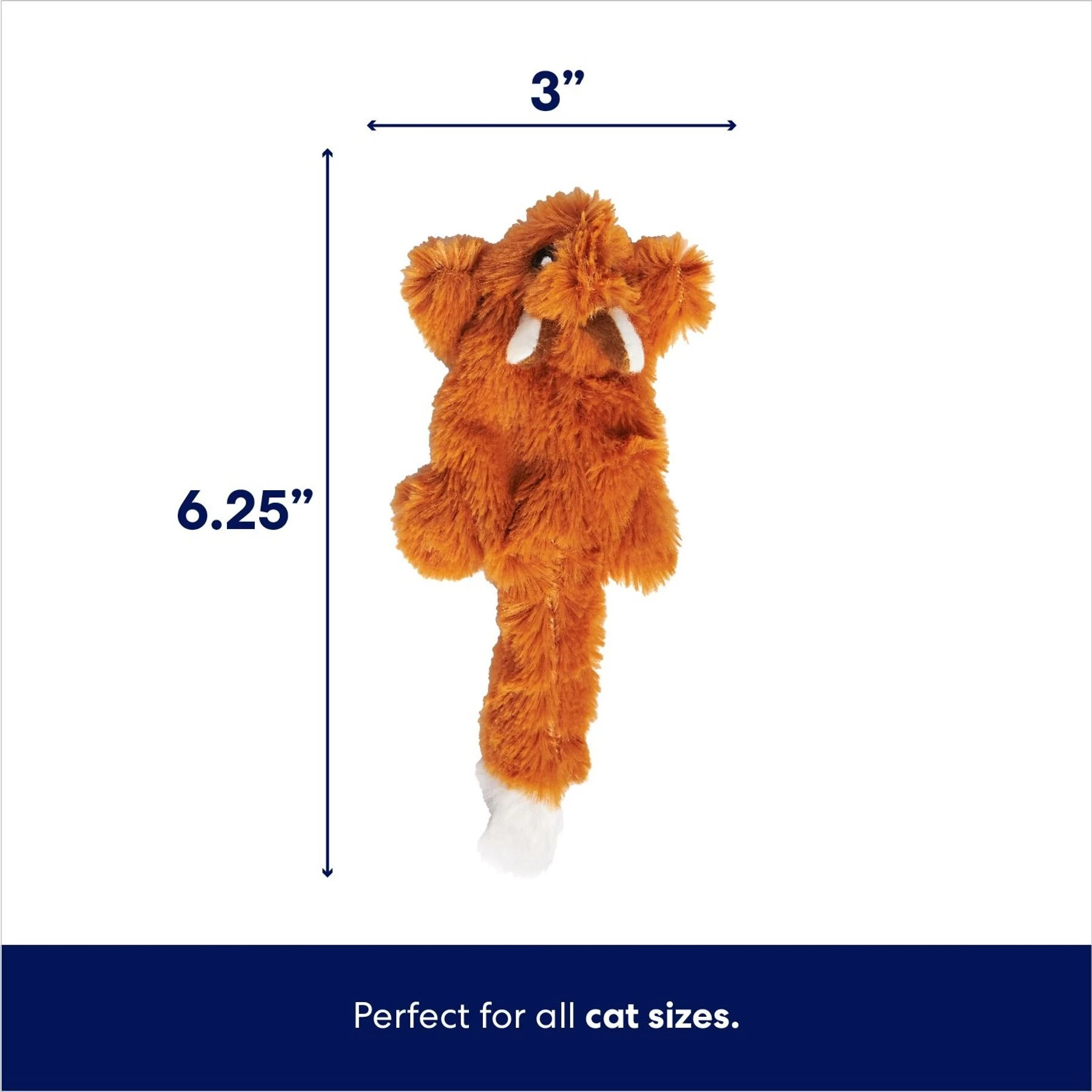 Frisco Squirrel Plush Cat Toy With Refillable Catnip 2 Frisco Squirrel Plush Cat Toy With Refillable Catnip - Image 2
