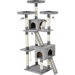 Frisco 72-in Faux Fur Cat Tree & Condo -Frisco Shop 163744 PT5. AC SS1800 V1584453168