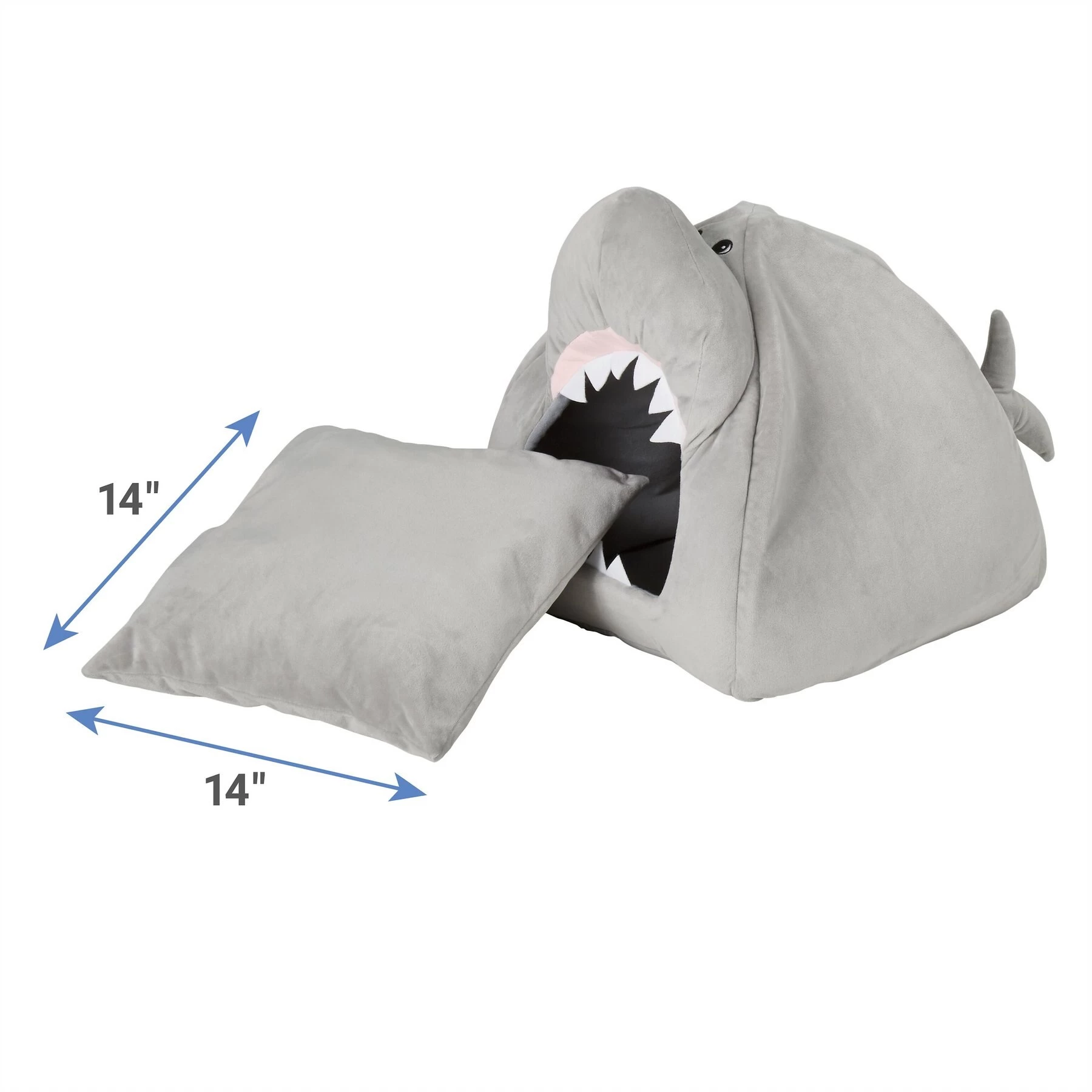 Frisco Novelty Shark Covered Cat & Dog Bed 5 Frisco Novelty Shark Covered Cat & Dog Bed - Image 5