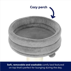 Frisco 24.8-in Heavy Duty Faux Fur Cat Tree -Frisco Shop 169397 PT3. AC SS1800 V1667229720