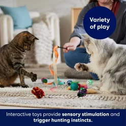 Frisco Plush, Teaser & Ball Variety Pack Cat Toy With Catnip -Frisco Shop 169686 PT5. AC SS1800 V1691783971