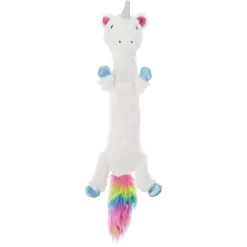 Frisco Unicorn Skinny Plush Squeaky Dog Toy