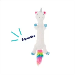 Frisco Unicorn Skinny Plush Squeaky Dog Toy -Frisco Shop 174713 PT2. AC SS1800 V1695670691