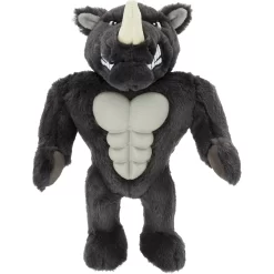 Frisco Rhino Muscle Plush Squeaky Dog Toy