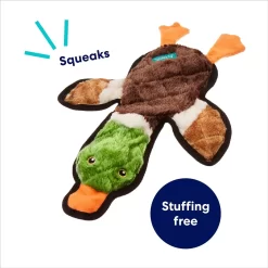 Frisco Mallard Stuffing-Free Flat Plush Squeaky Dog Toy -Frisco Shop 174731 PT2. AC SS1800 V1686579090