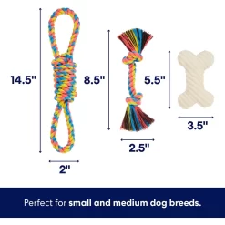 Frisco Jungle Pals Plush & Rope Variety Pack Dog Toy -Frisco Shop 177819 PT2. AC SS1800 V1686579629