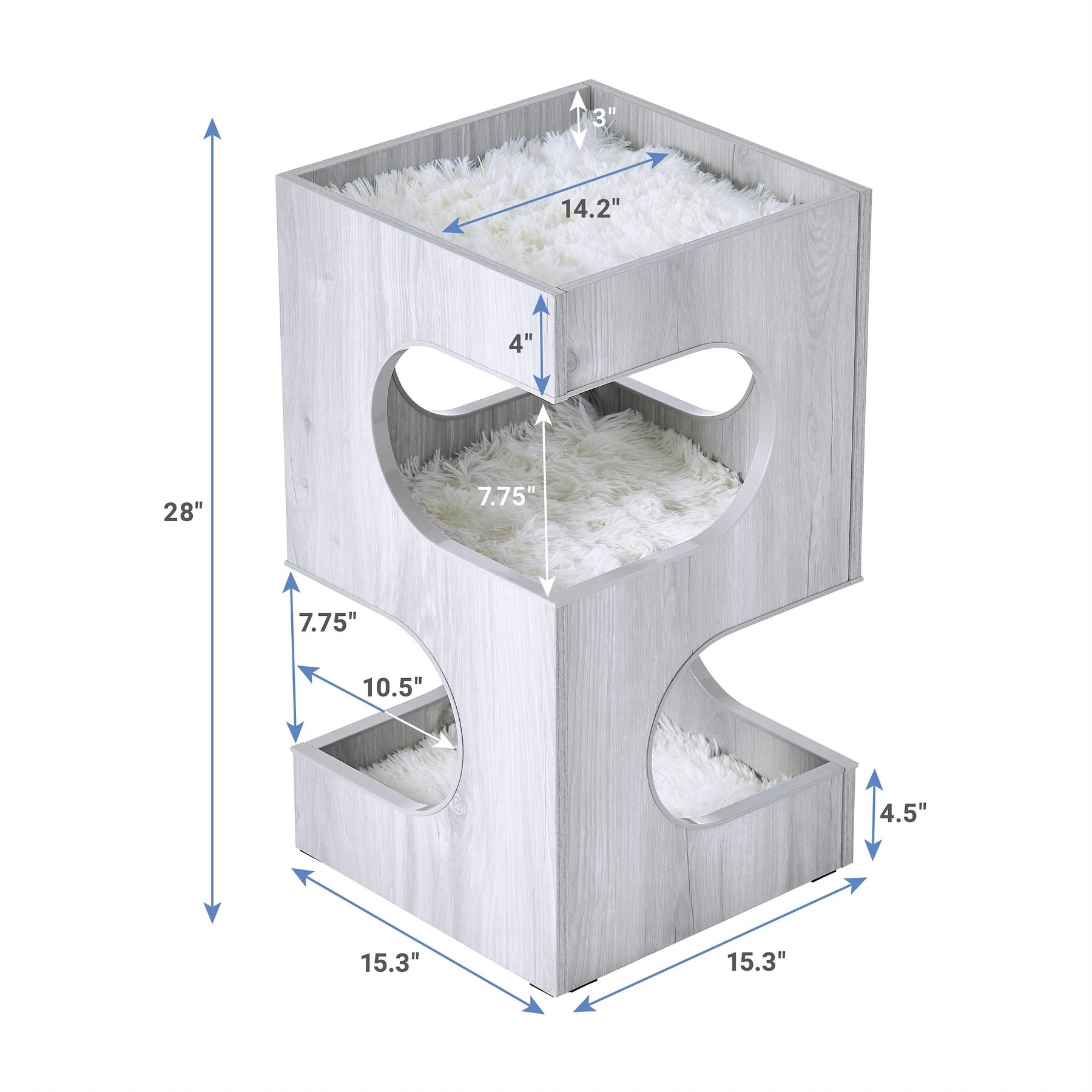 Frisco 28-in Modern Cat Tree & Condo 2 Frisco 28-in Modern Cat Tree & Condo - Image 2