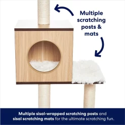 Frisco 62-in Modern Cat Tree & Condo -Frisco Shop 177901 PT2. AC SS1800 V1667227352