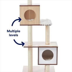 Frisco 62-in Modern Cat Tree & Condo -Frisco Shop 177901 PT3. AC SS1800 V1667228724