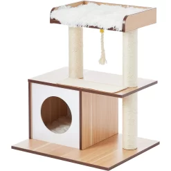 Frisco 28.5-in Modern Cat Tree & Condo -Frisco Shop 177907 PT5. AC SS1800 V1584453388