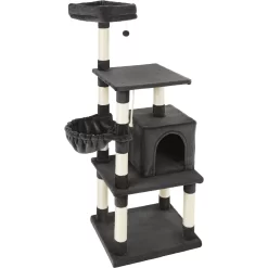 Frisco 59-in Faux Fur Cat Tree & Condo -Frisco Shop 180387 PT7. AC SS1800 V1584453462