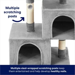 Frisco 33-in Faux Fur Cat Tree & Condo -Frisco Shop 180389 PT2. AC SS1800 V1667227240