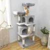 Frisco 61-in Faux Fur Cat Tree & Condo