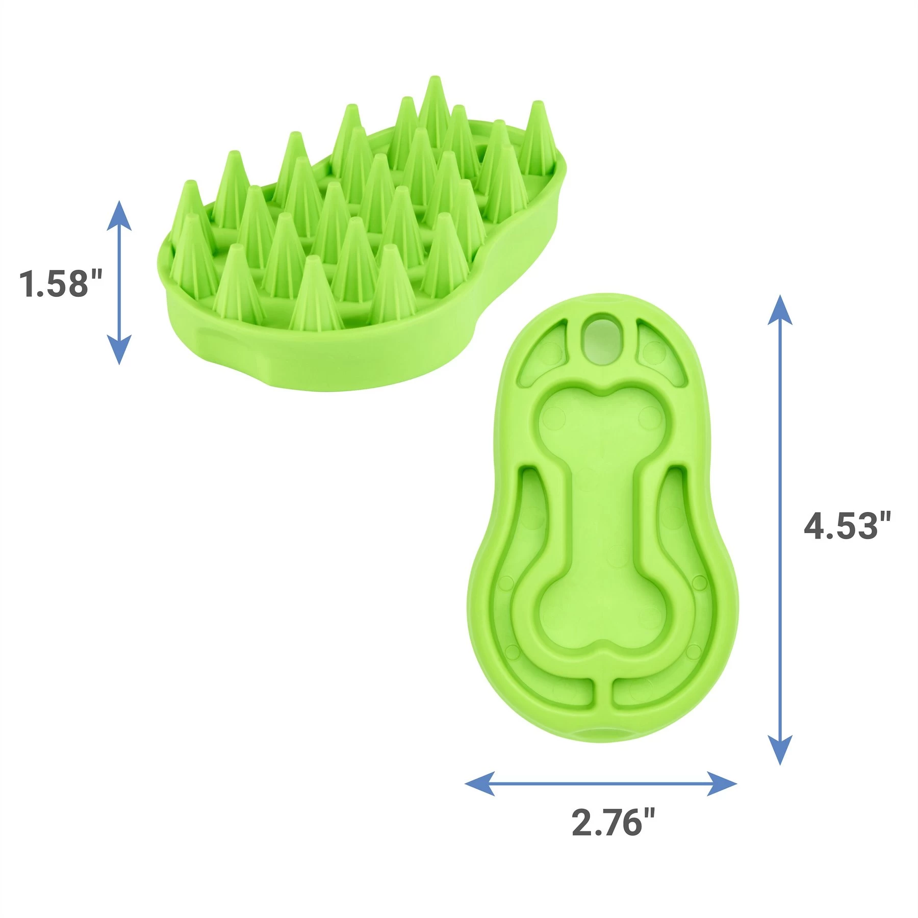 Frisco Bone Dog Curry Brush 2 Frisco Bone Dog Curry Brush - Image 2