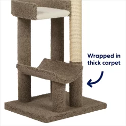 Frisco 69-in Real Carpet Wooden Cat Tree -Frisco Shop 208926 PT2. AC SS1800 V1667228667