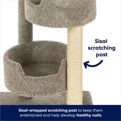 Frisco 65-in Real Carpet Wooden Cat Tree -Frisco Shop 208934 PT3. AC SS1800 V1667227201