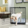 Frisco Fold & Carry Single Door Collapsible Wire Dog Crate & Mat Kit