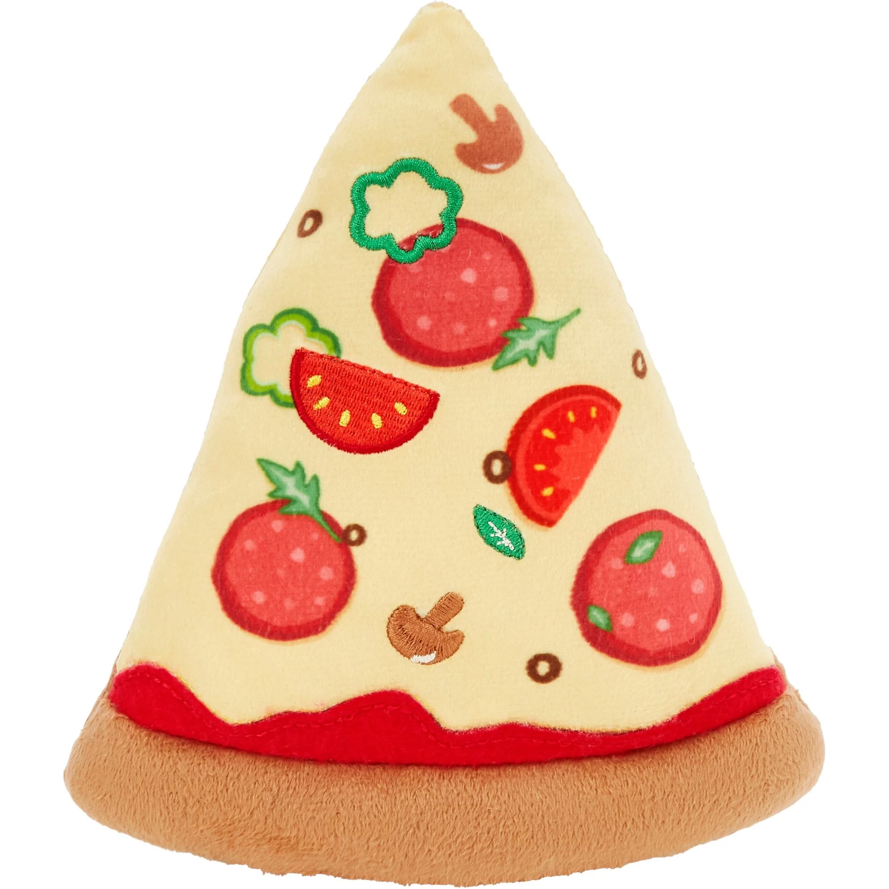 Frisco Pizza Slice Plush Squeaky Dog Toy 1 Frisco Pizza Slice Plush Squeaky Dog Toy
