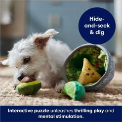 Frisco Guacamole Hide & Seek Puzzle Plush Squeaky Dog Toy -Frisco Shop 213830 PT5. AC SS1800 V1695748356