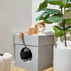 Frisco Single Cube Stackable And Collapsible Cat Condo