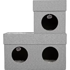 Frisco Double Cube Stackable And Collapsible Cat Condo -Frisco Shop 214369 PT6. AC SS1800 V1589908944