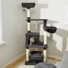 Frisco 66-in Cat Tree With Bed, Condo, Lounge Basket & Top Perch