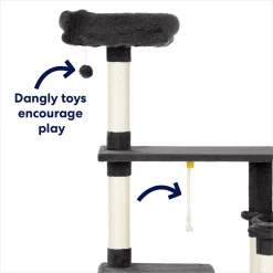 Frisco 66-in Cat Tree With Bed, Condo, Lounge Basket & Top Perch 9 Frisco 66-in Cat Tree With Bed, Condo, Lounge Basket & Top Perch -Frisco Shop 214381 PT3. AC SS1800 V1667228511