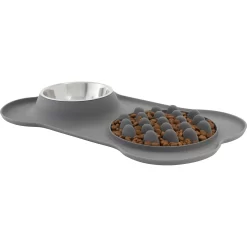 Frisco Silicone Slow Feeder Mat With Stainless Steel Bowl -Frisco Shop 215983 PT2. AC SS1800 V1591020078