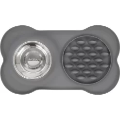 Frisco Silicone Slow Feeder Mat With Stainless Steel Bowl -Frisco Shop 215983 PT3. AC SS1800 V1591020073