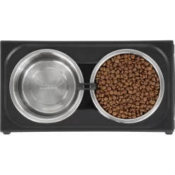 Frisco Stainless Steel Bowls With Adjustable Elevated Holder -Frisco Shop 216015 PT4. AC SS1800 V1591020390